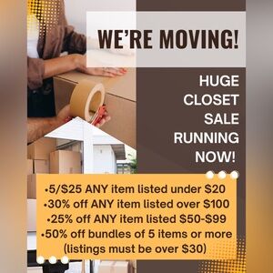 📦🚚MOVING SALE🚚📦 - Do not purchase this listing!
